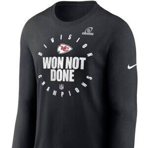 Nike Kansas City Chiefs Won Not Done Team Locker Room Champs shirt NFL football